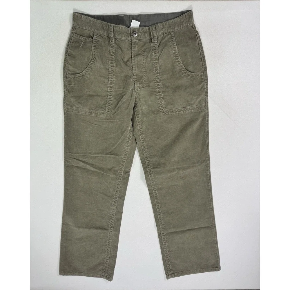 The North Face Men's 36x32 Corduroy Beige Pants Regular Style# 0206 Outdoor